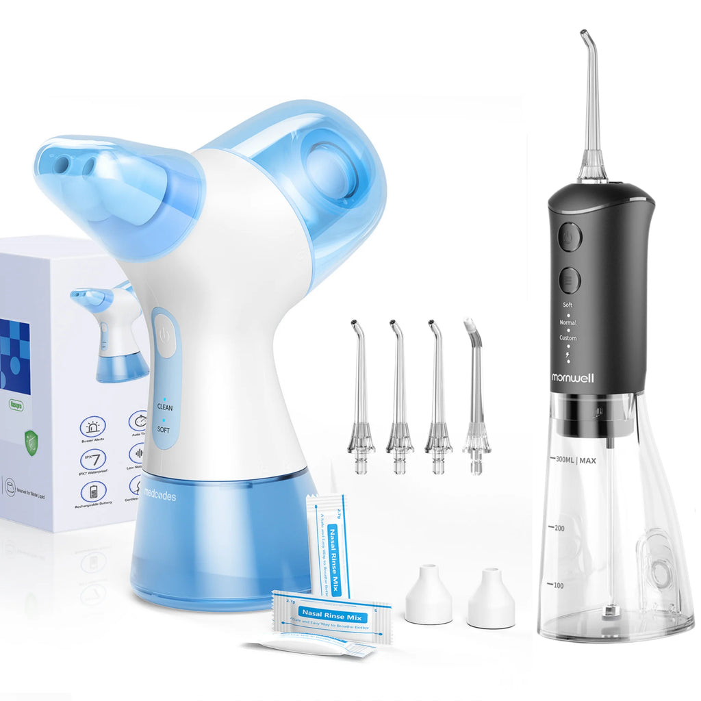 Electric Nasal Irrigation and Water Flosser Combo