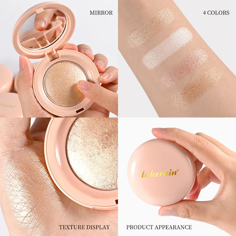 Radiant Baked Highlighter Powder for Natural Glow