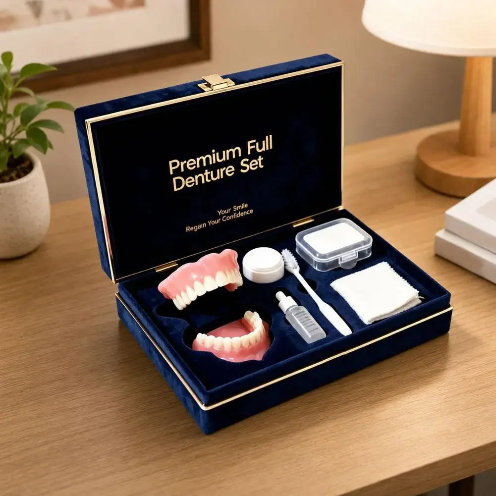 Temporary Cosmetic Denture Set for Instant Smile Correction - 11