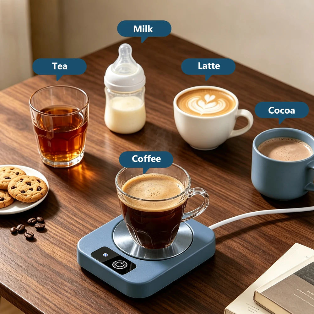 Electric Desktop Mug Warmer for Coffee and Tea - 8