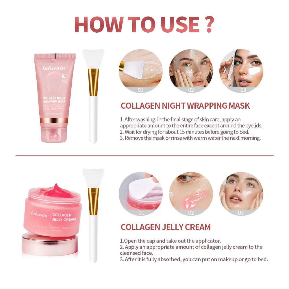 Hydrating Collagen Overnight Peel-Off Face Mask - 9