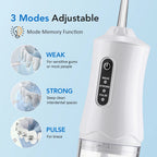 Portable Rechargeable Dental Water Flosser with 3 Cleaning Modes