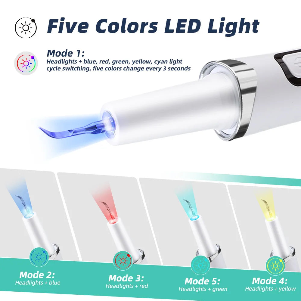 Ultrasonic Electric Teeth Cleaner and Tartar Remover - 13
