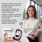 Realistic Cosmetic Denture Set with Mirror Storage Case
