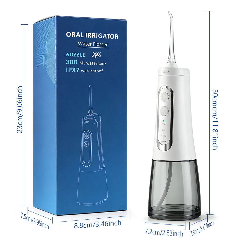 Portable Cordless Water Flosser for Teeth and Braces - 15