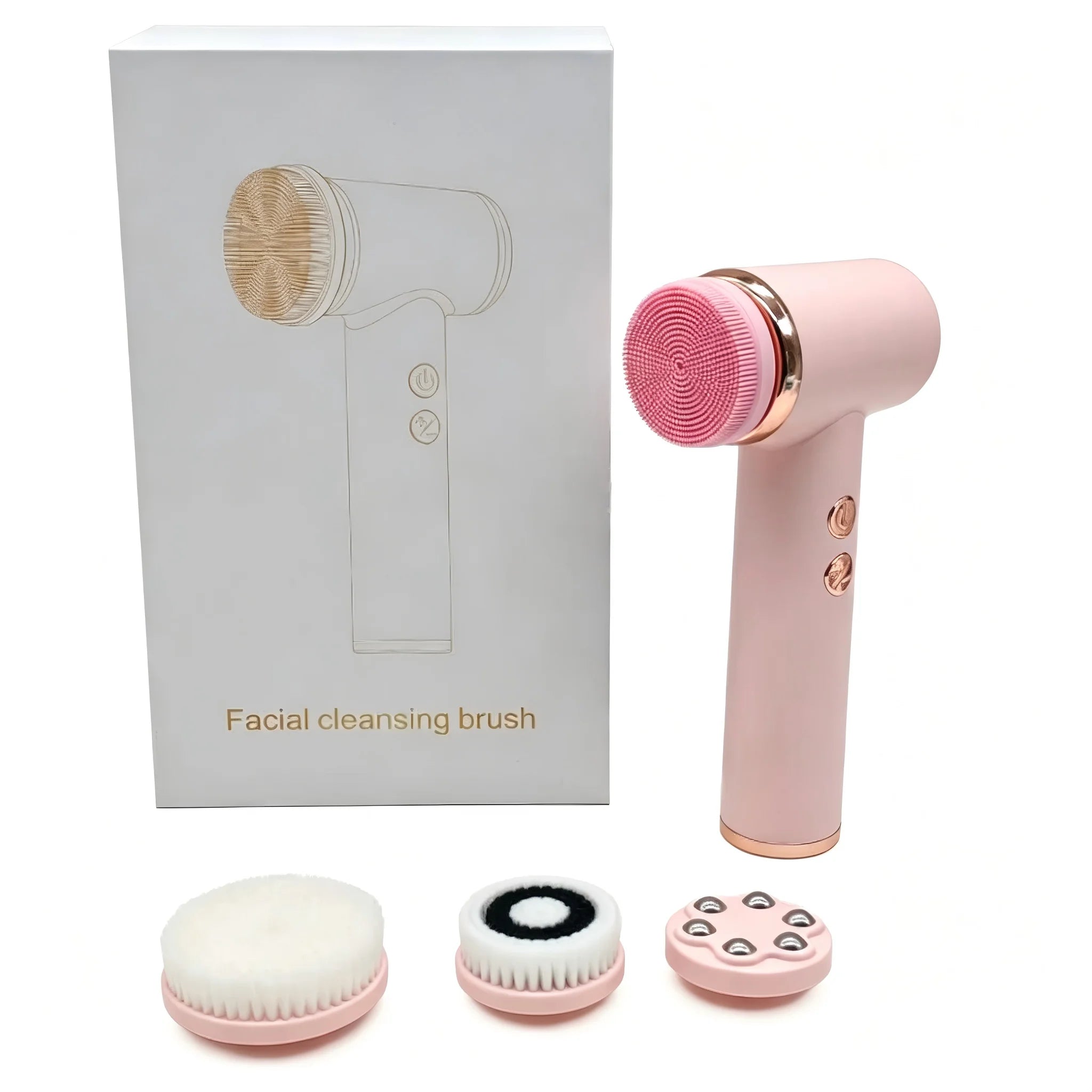 4-in-1 Waterproof Electric Facial Cleansing Brush - 9