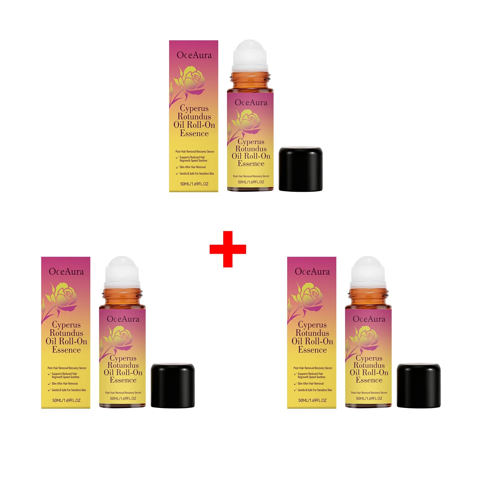 Cyperus Rotundus Roll-On Oil for Post-Hair Removal Skin Soothing - 13