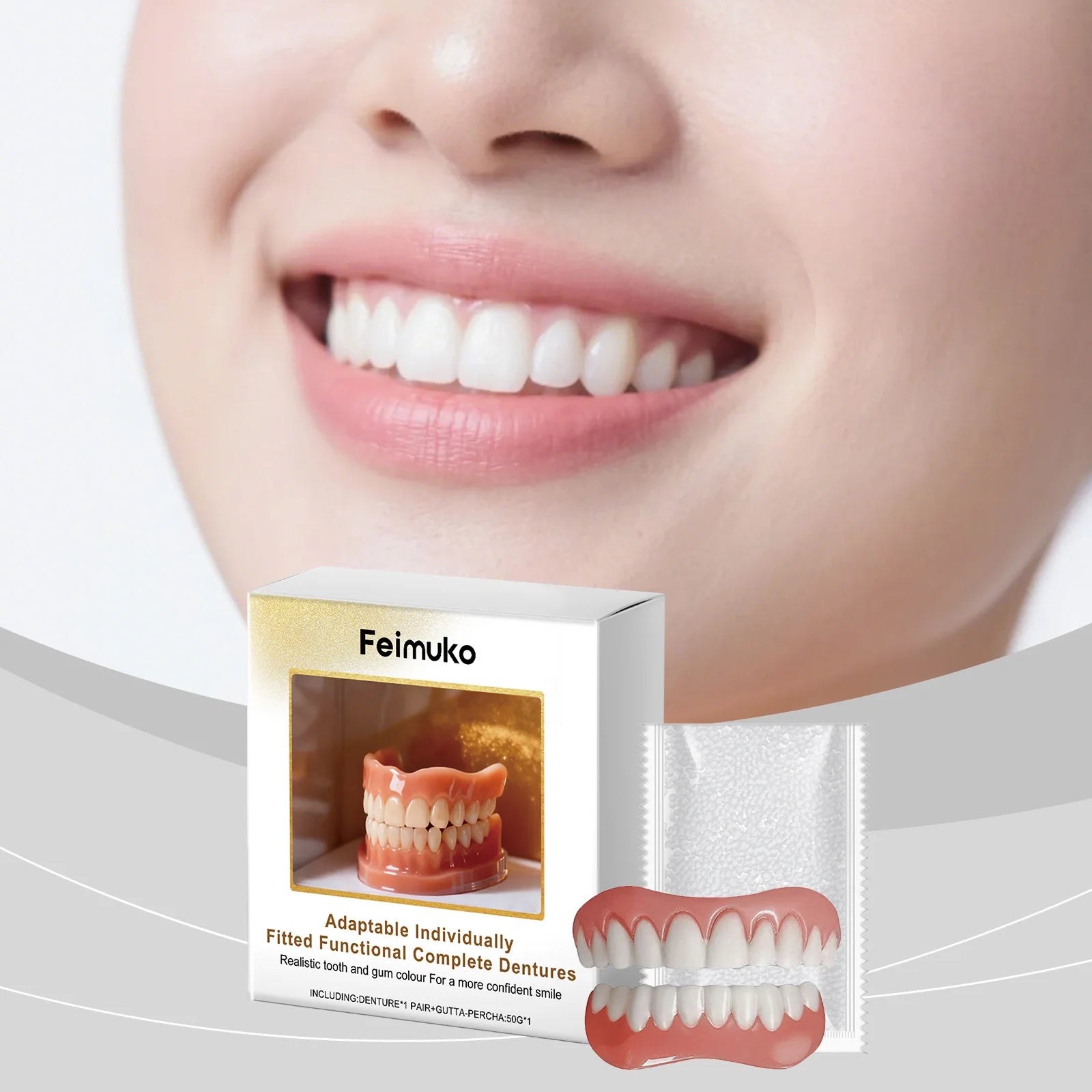 Custom Fit Cosmetic Denture Set for a Confident Smile - 7