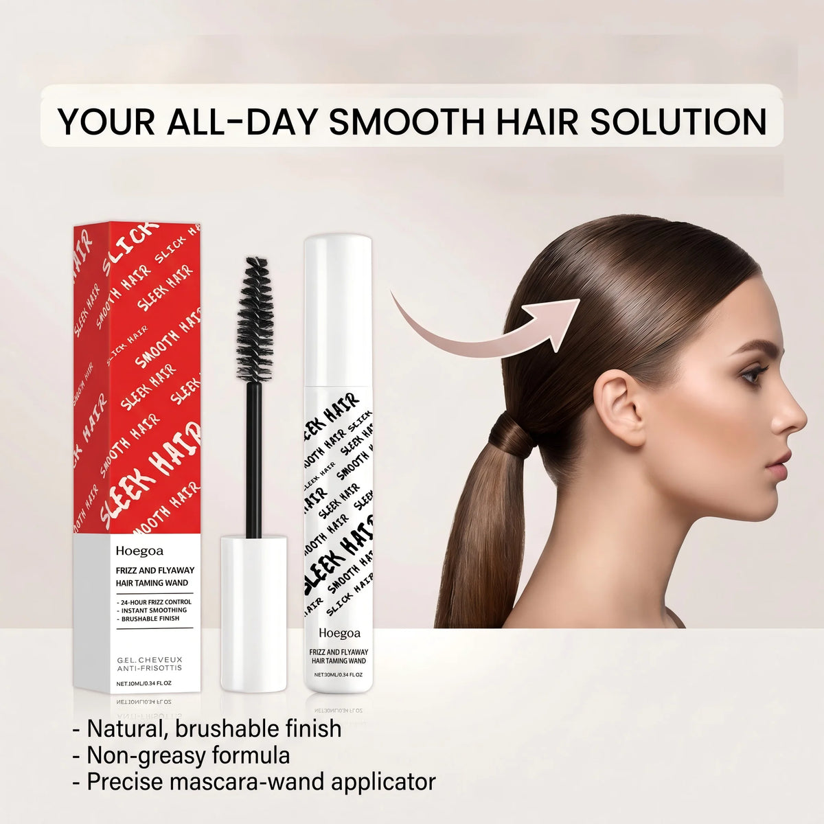 Anti-Frizz Hair Finishing Stick for Flyaways and Baby Hair