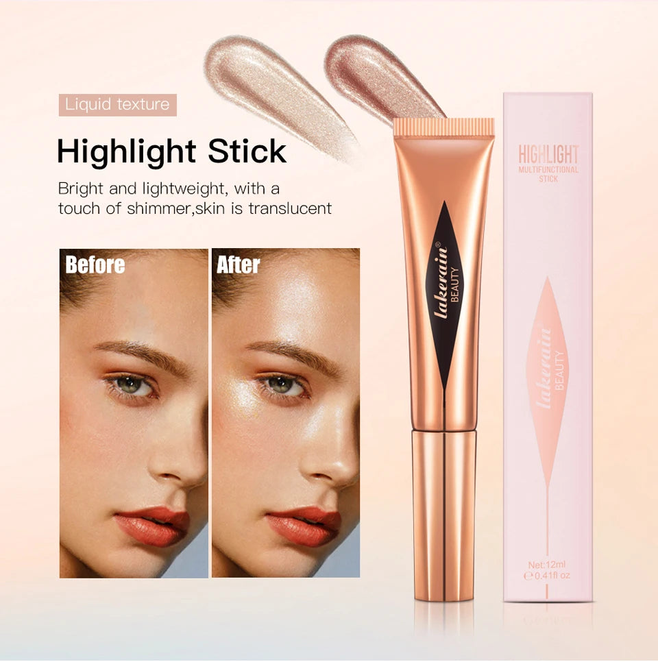Liquid Face Contour and Highlighter Wand with Cushion Applicator - 9