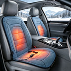 Heated Lambswool Car Seat Cushion for Winter
