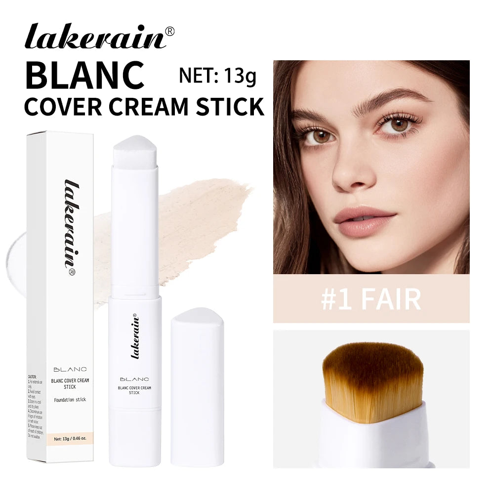 Color-Changing Foundation Stick with Built-in Brush