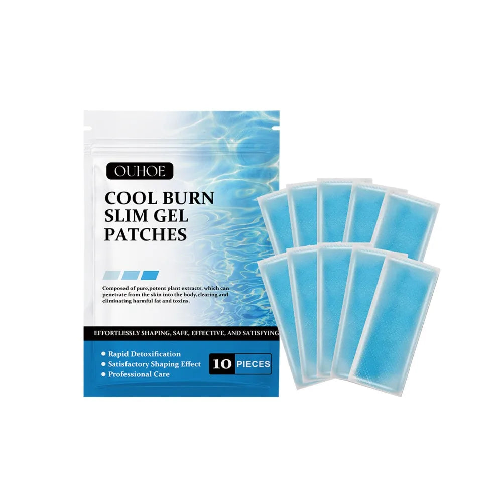 Cooling Slimming Gel Patches for Body Contouring and Hydration