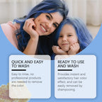 Temporary Washable Hair Color Wax for Kids and Parties