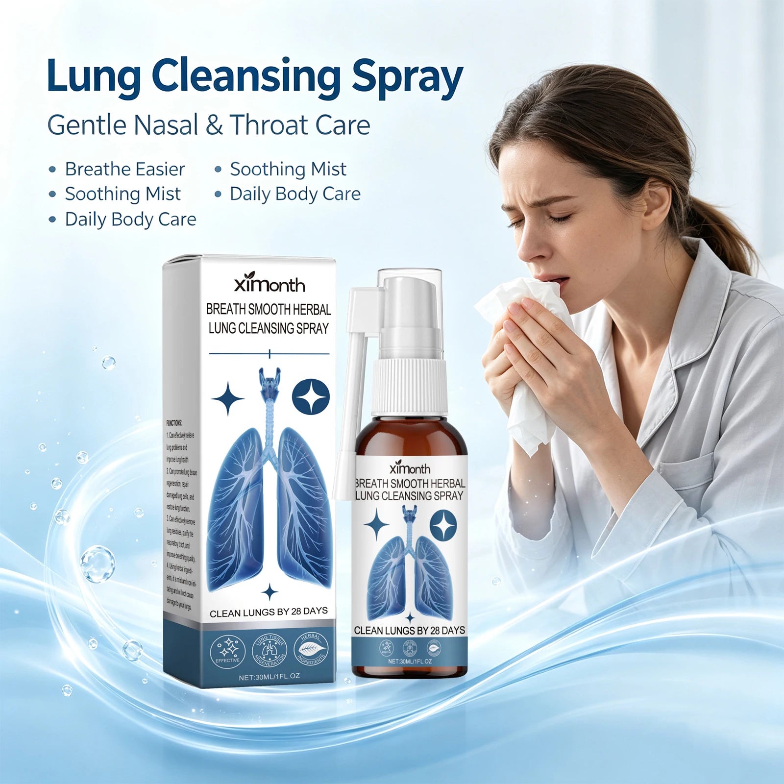 Herbal Lung Cleansing and Throat Soothing Spray - 2