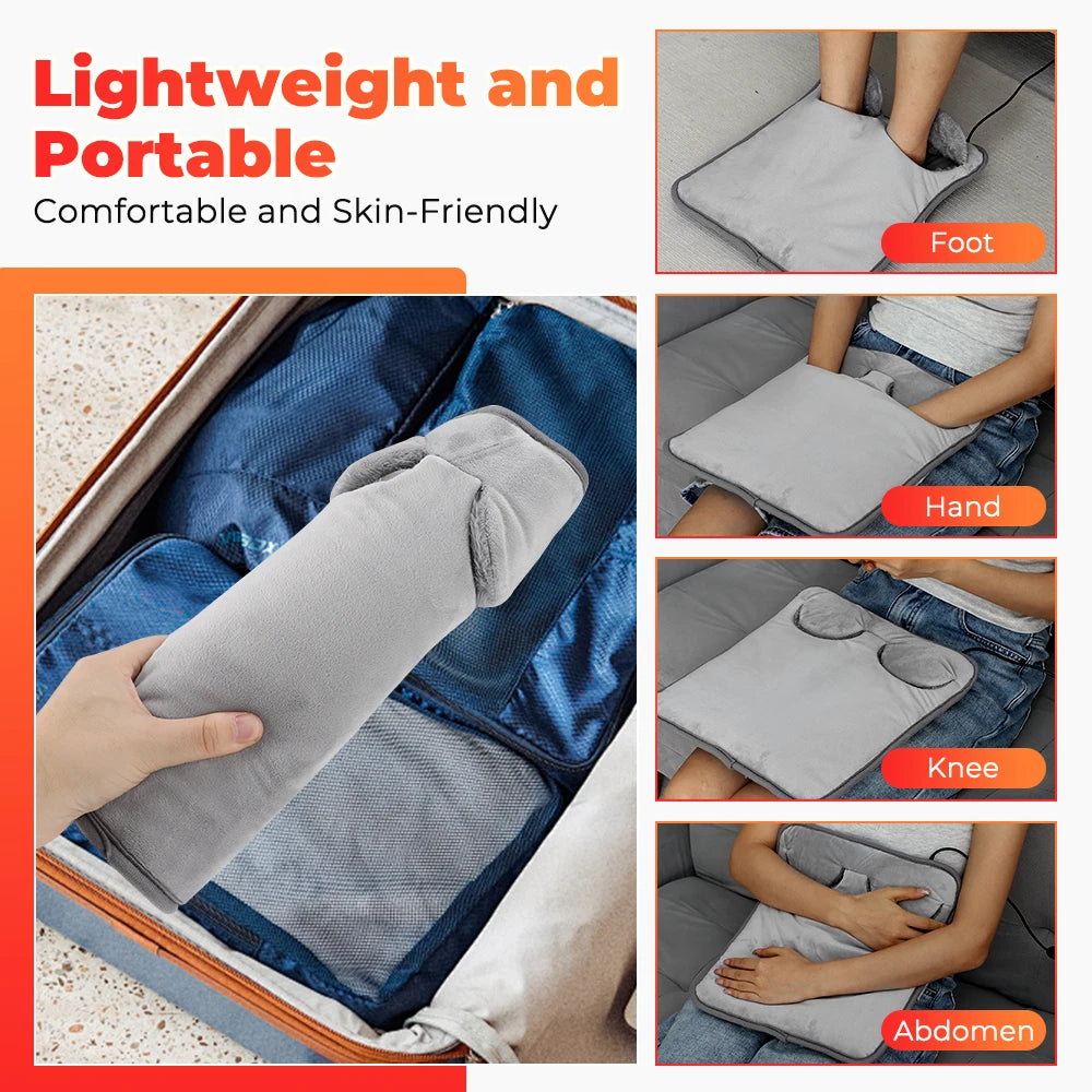 USB Washable Electric Heated Foot Warmer Mat