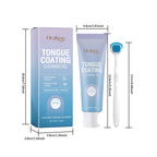 Tongue Cleaning Gel and Scraper Brush Kit for Fresh Breath