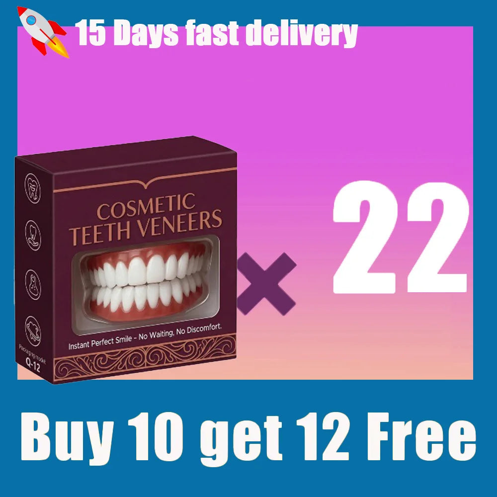 Realistic Cosmetic Silicone Dentures for an Instant Perfect Smile