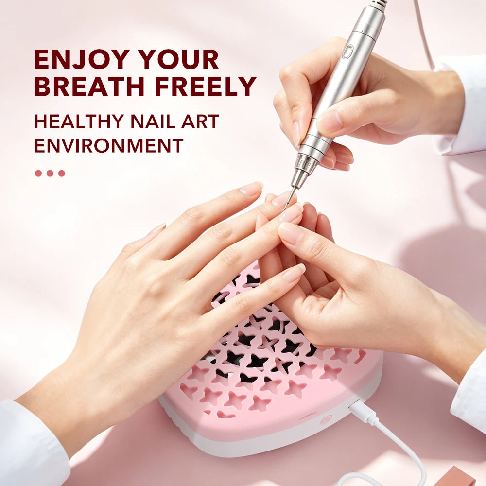 USB Powered Nail Dust Collector for Manicures
