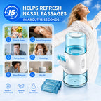 Portable Electric Nasal Irrigator with Dual Tank System