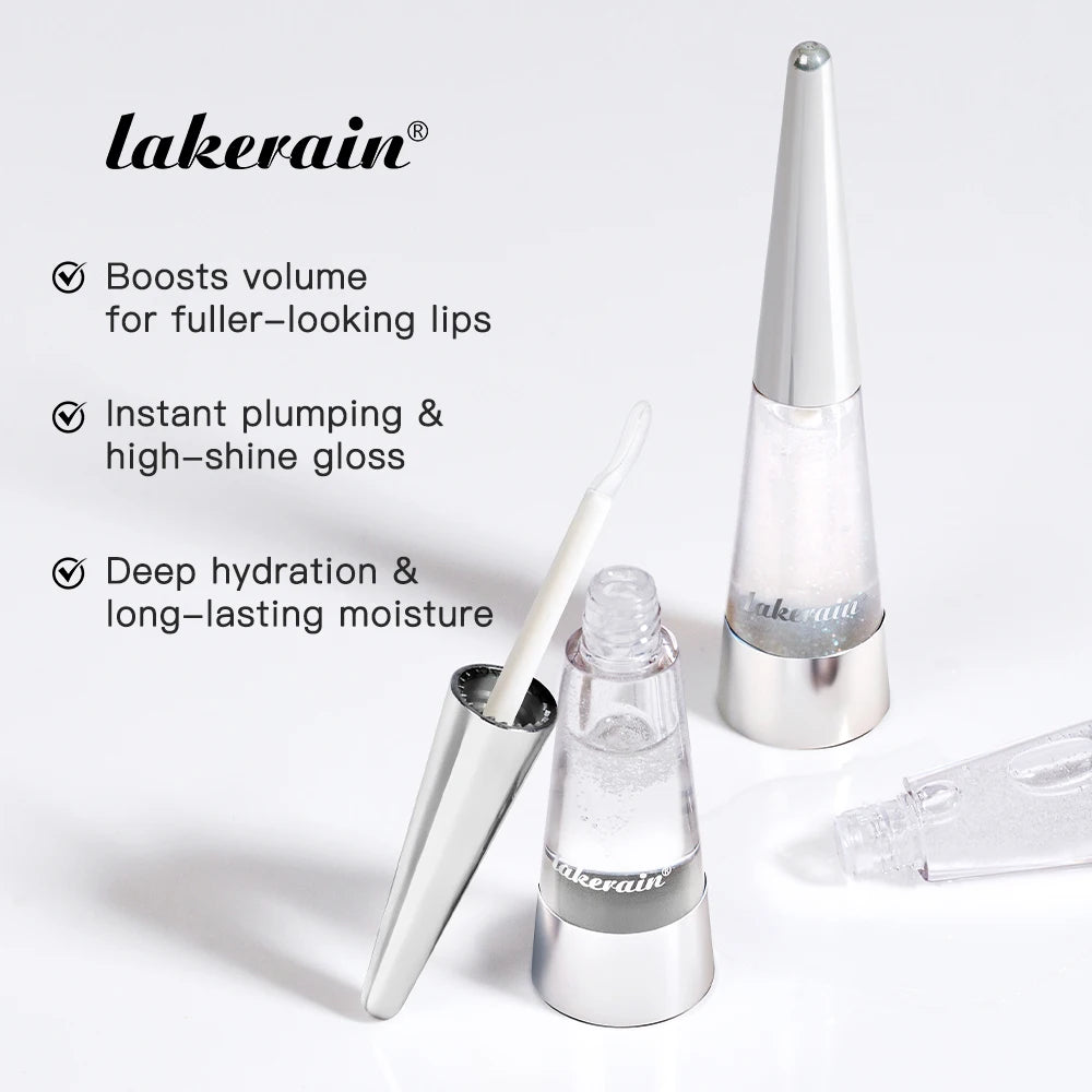 Volumizing Lip Plumper Serum with High-Shine Hydrating Finish