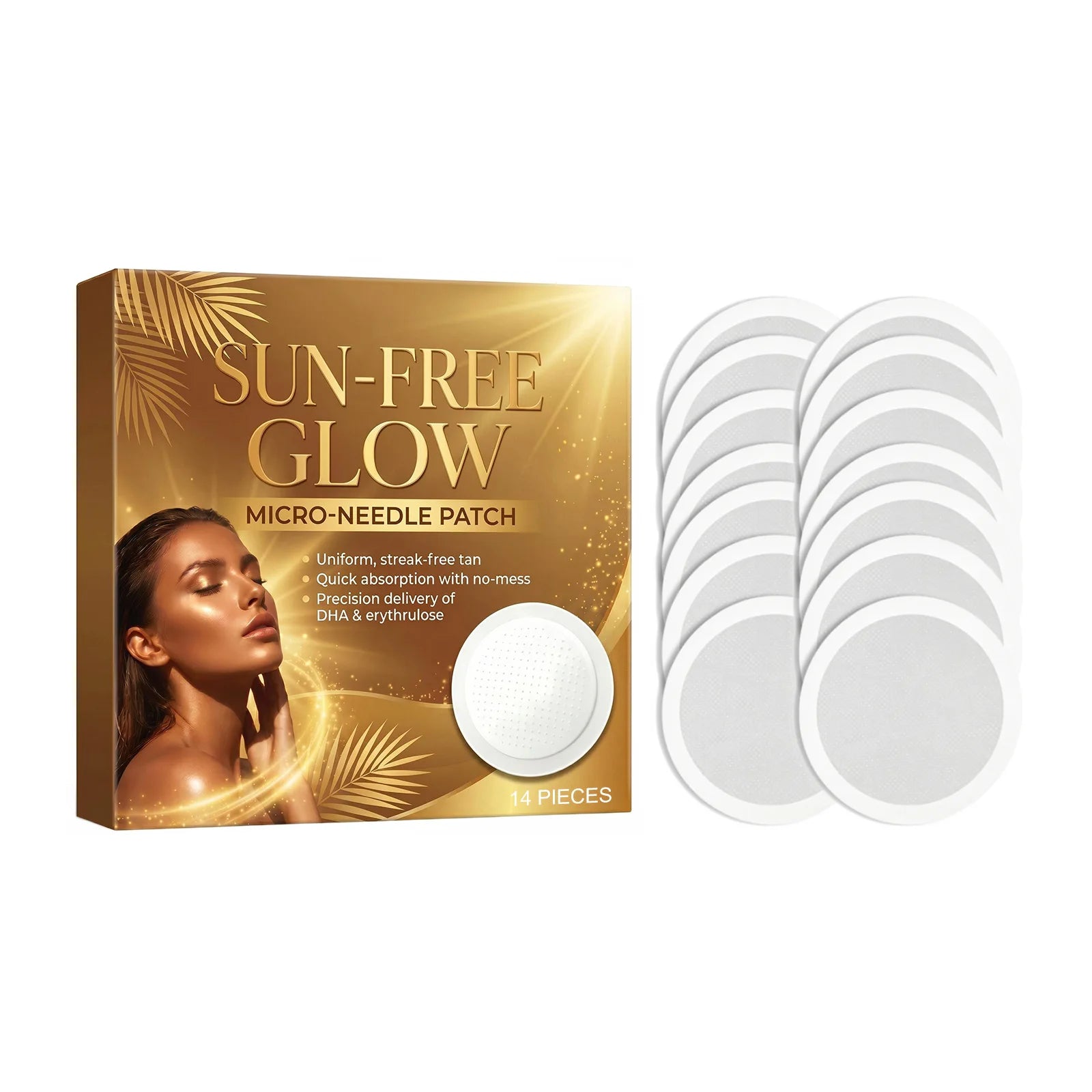 7-Day Sunless Tanning Micro-Needle Patches for Streak-Free Glow - 6