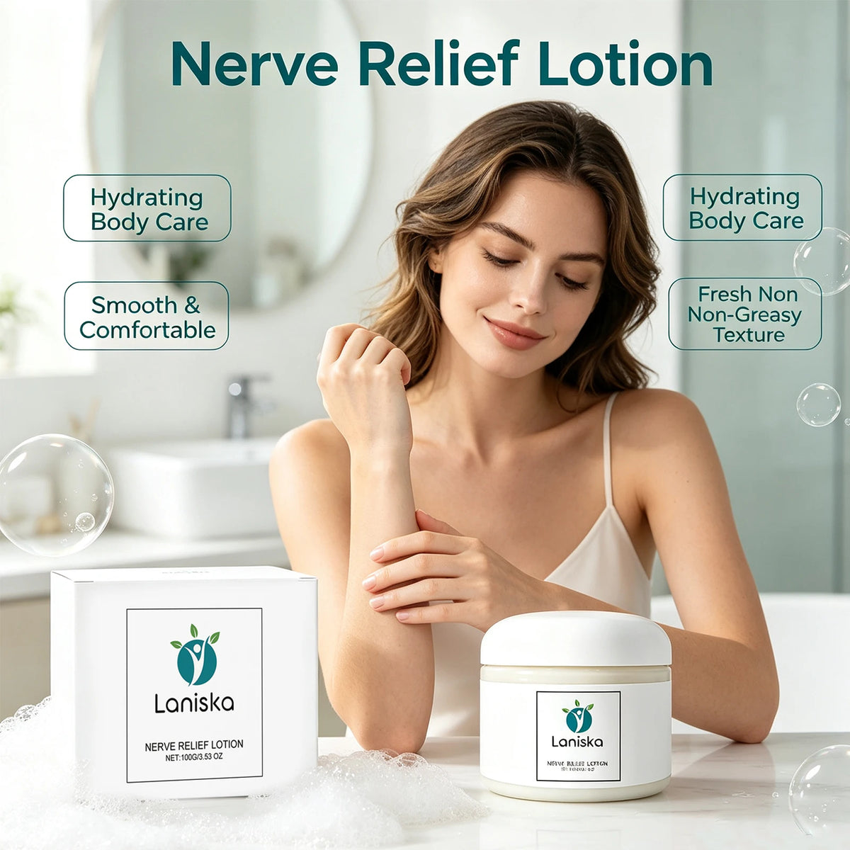 Soothing Nerve Relief Body Lotion for Tired Skin