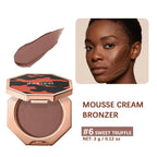 Cream Mousse Contour Bronzer for Seamless Face Sculpting