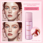 Long-Lasting Waterproof Matte Makeup Setting Spray