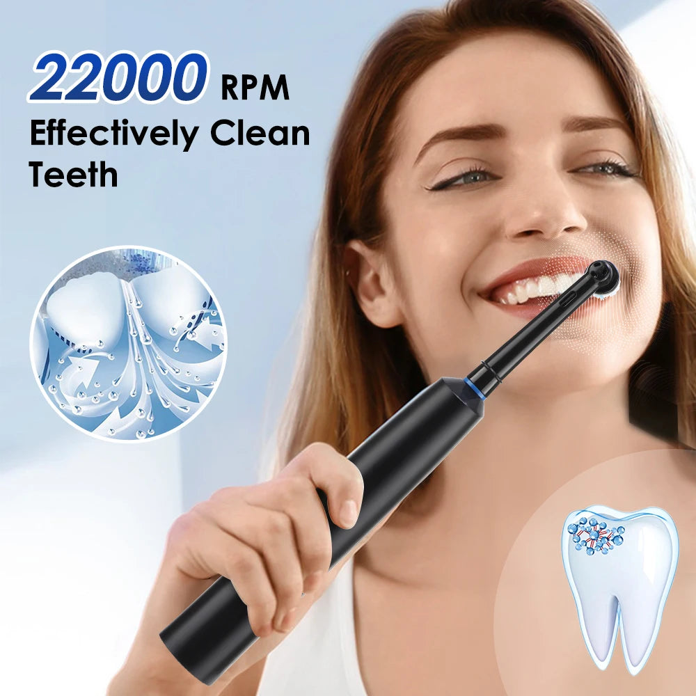 Rechargeable Rotating Electric Toothbrush with 4 Brush Heads