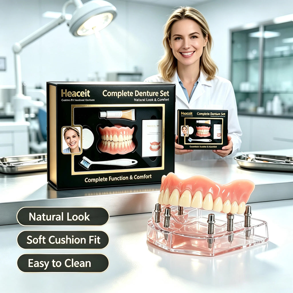 Comfort Fit Natural-Look Denture Set