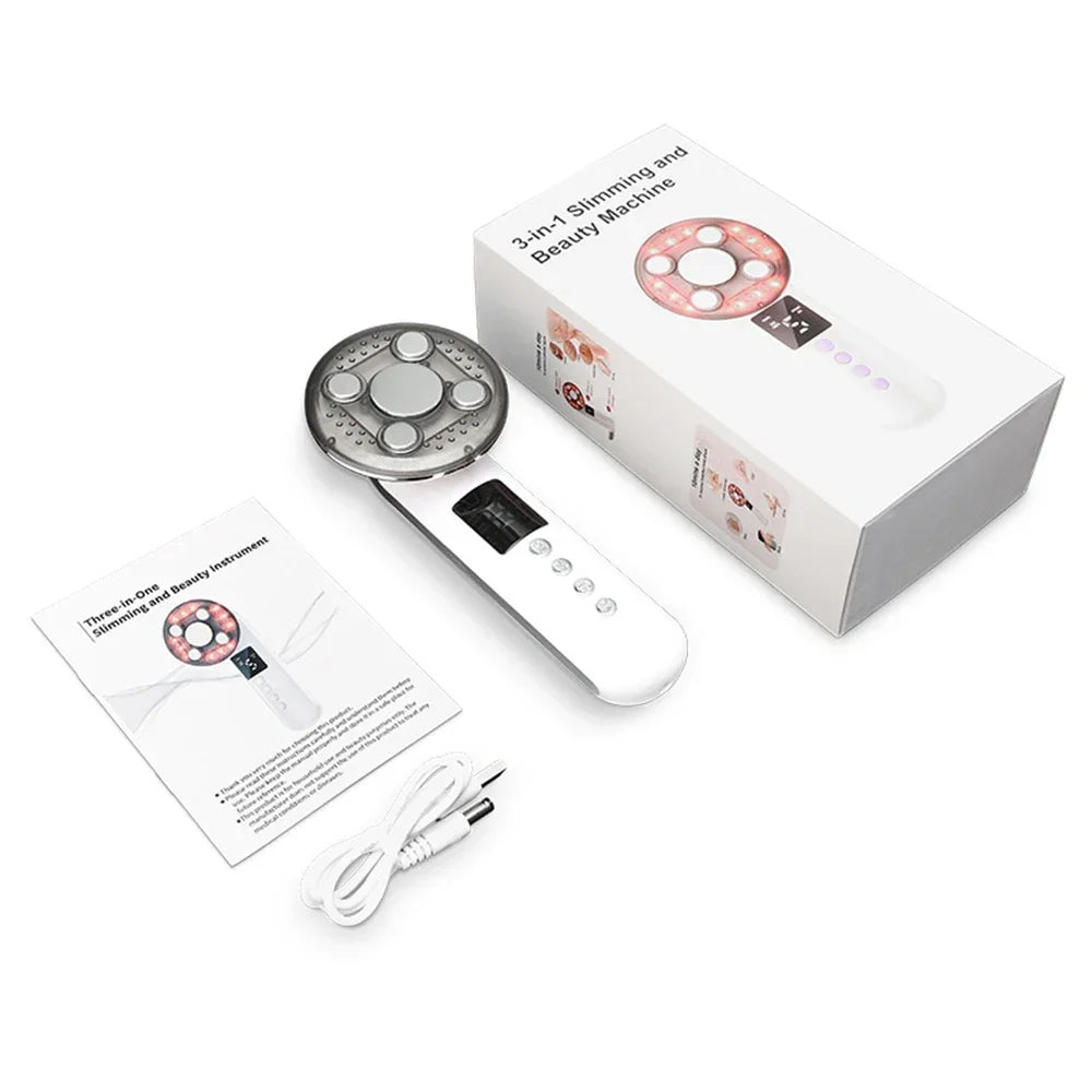 3-in-1 Cordless Body Slimming and Skin Tightening Massager - 17