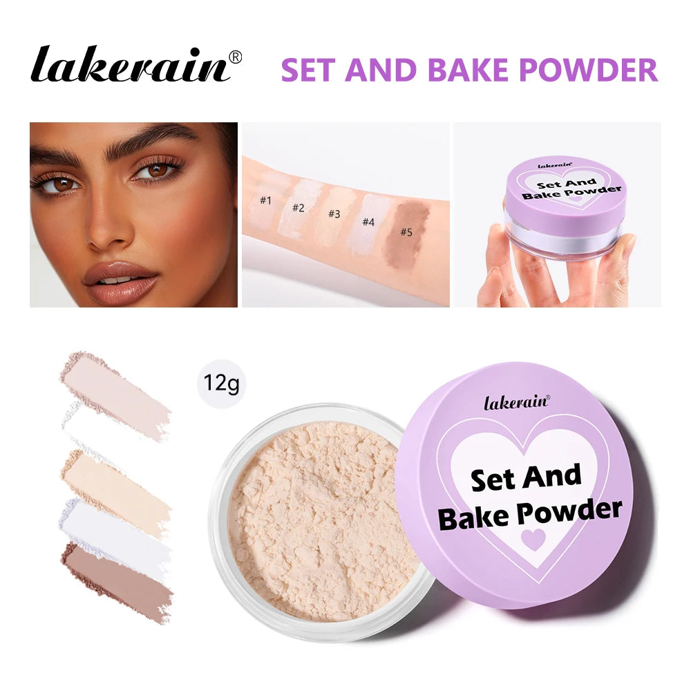Matte Finish Long-Lasting Loose Setting and Baking Powder - 1