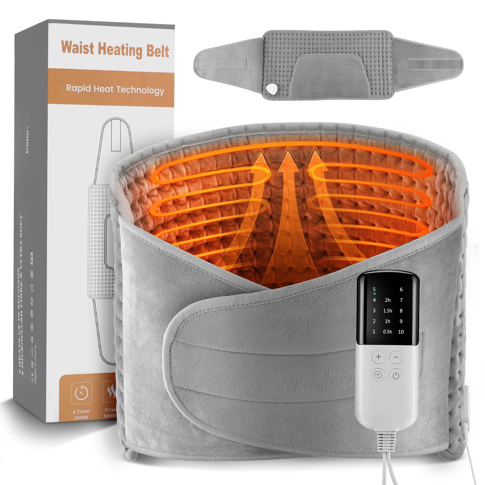 Electric Heated Waist Wrap with Hand Pockets - 15