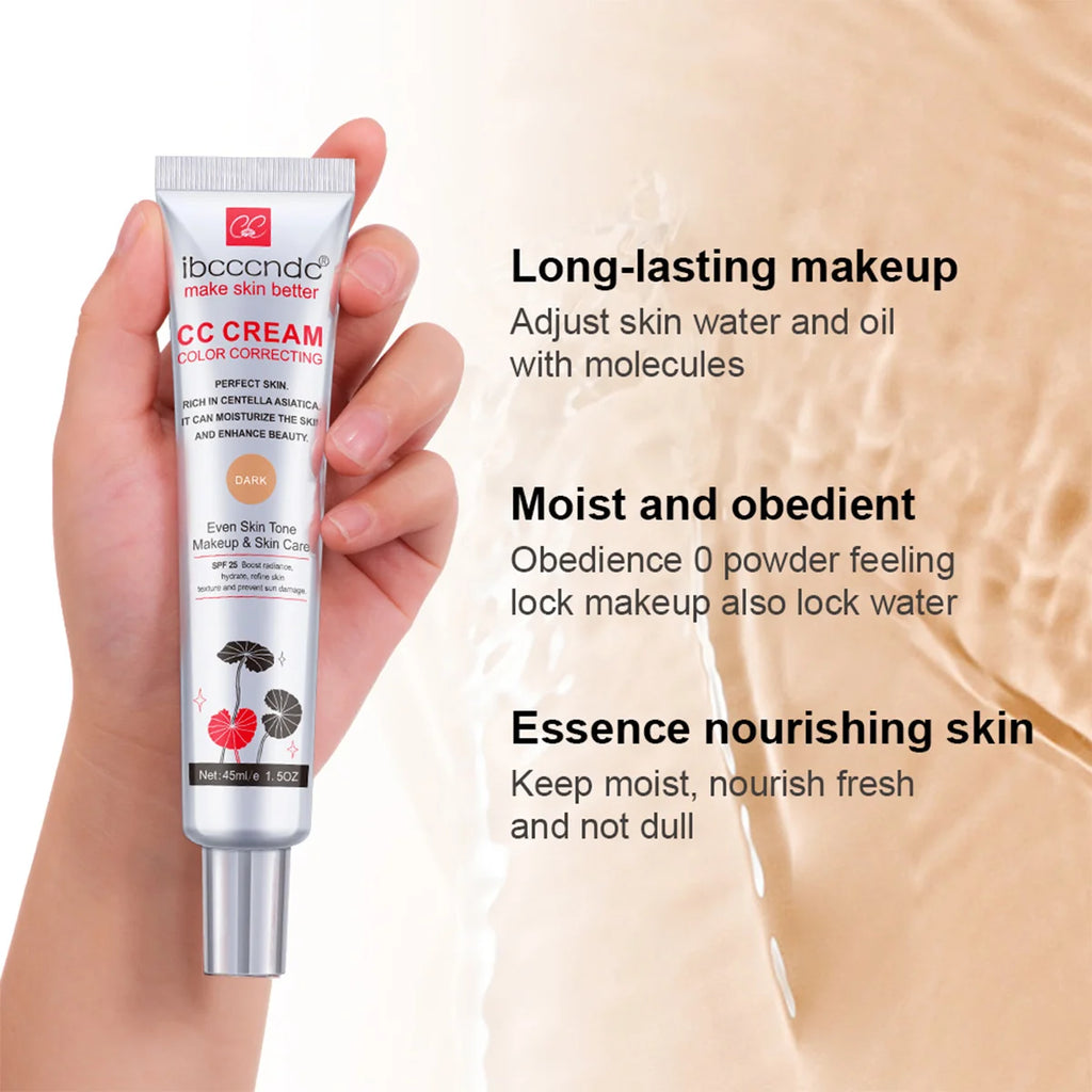 Color Correcting CC Cream and Sunscreen Blush Stick Makeup Set