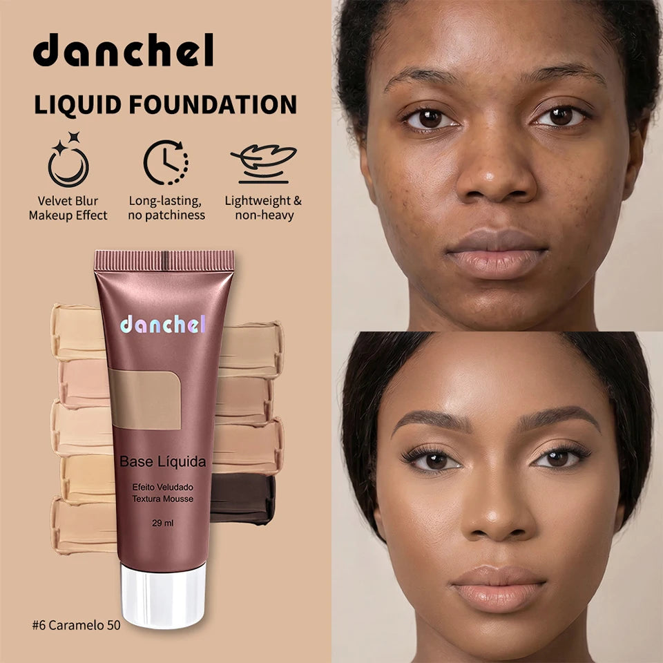 Long-Lasting Velvet Matte Liquid Foundation
