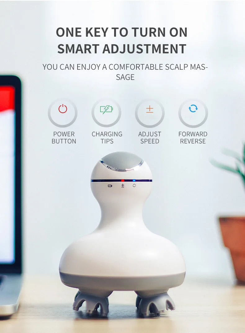 Electric Cordless Scalp and Body Massager
