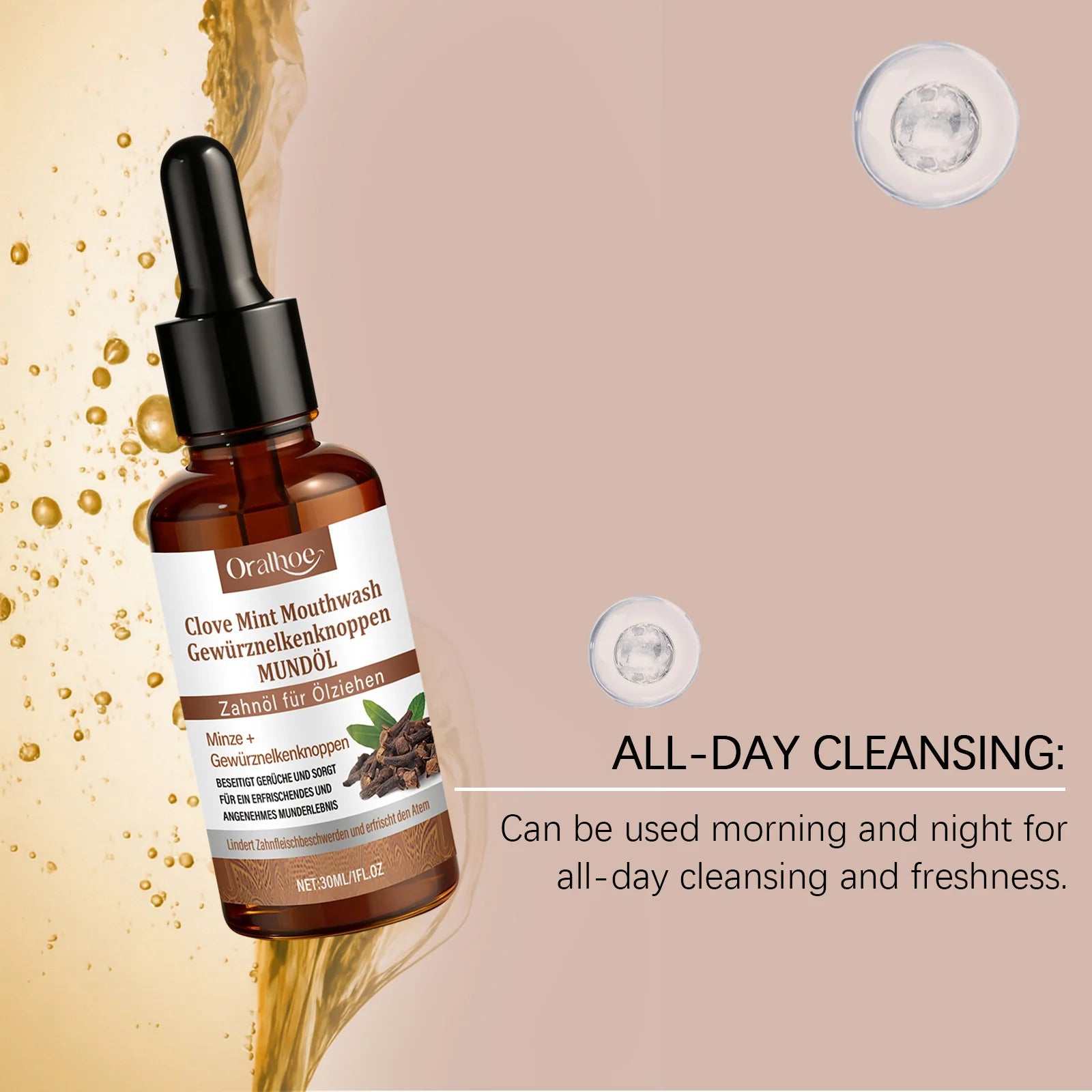 Clove Mint Mouthwash for Teeth Whitening and Bad Breath - 18