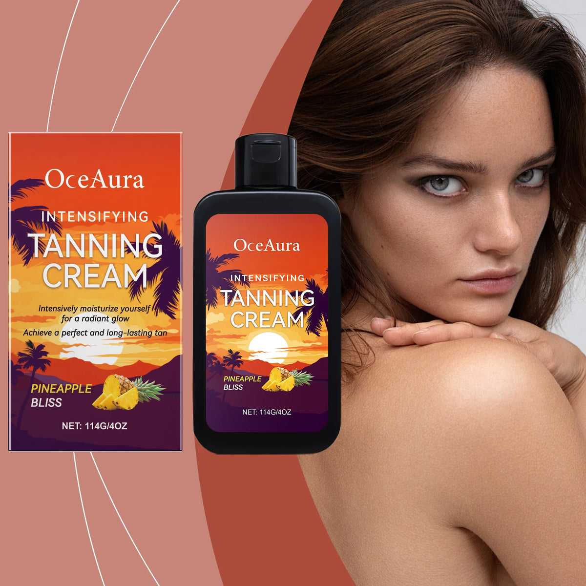 Intensifying Tanning Accelerator Cream for Sunbeds and Outdoor Use