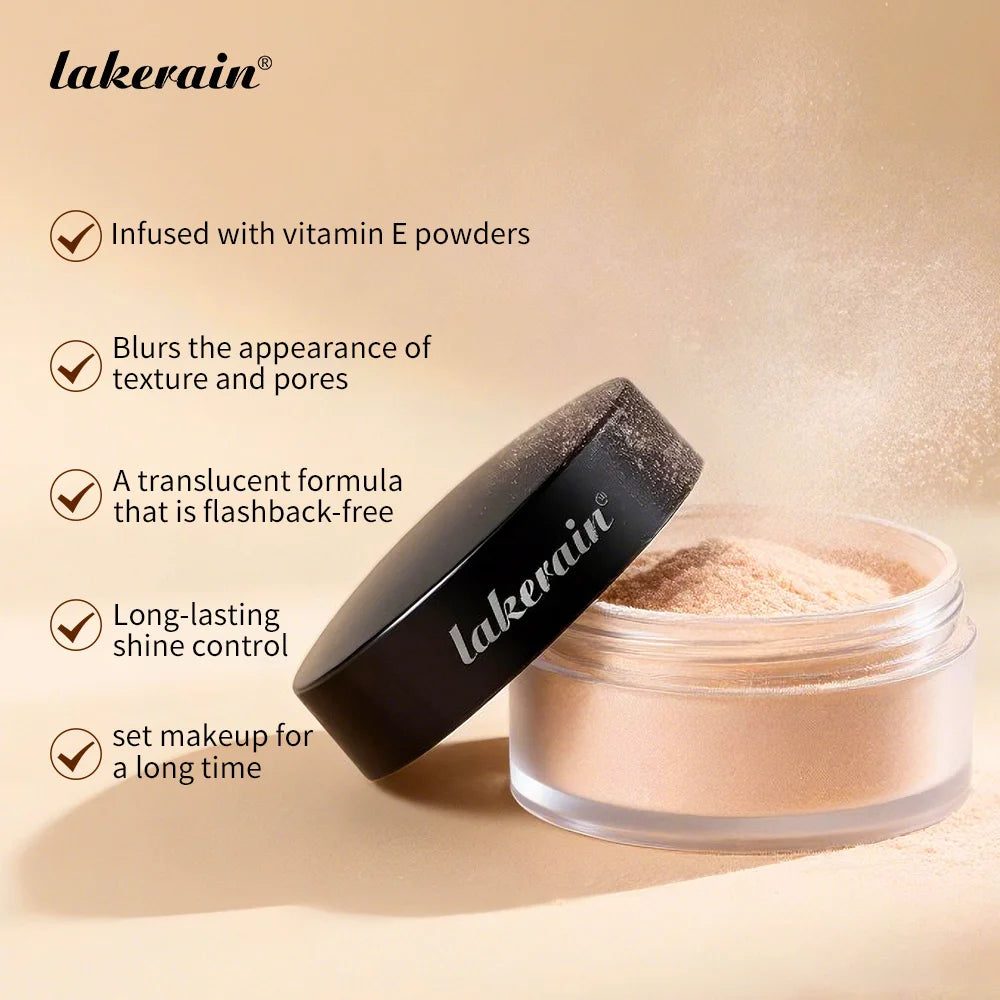 Translucent Loose Setting Powder for Matte Makeup Finish