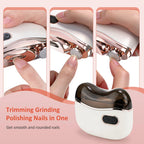 Electric Automatic Nail Clipper with LED Light