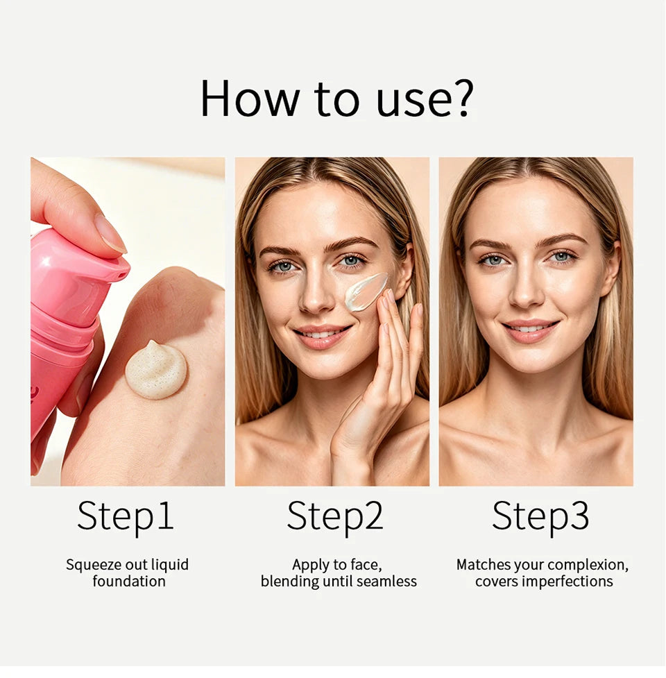 Color-Changing Foundation for Flawless Radiant Skin