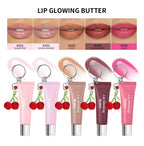 Moisturizing Lip Glowing Butter Gloss with Keychain