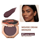 Cream Mousse Contour Bronzer for Seamless Face Sculpting