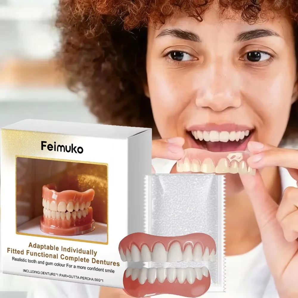 Custom Fit Cosmetic Denture Set for a Confident Smile - 3