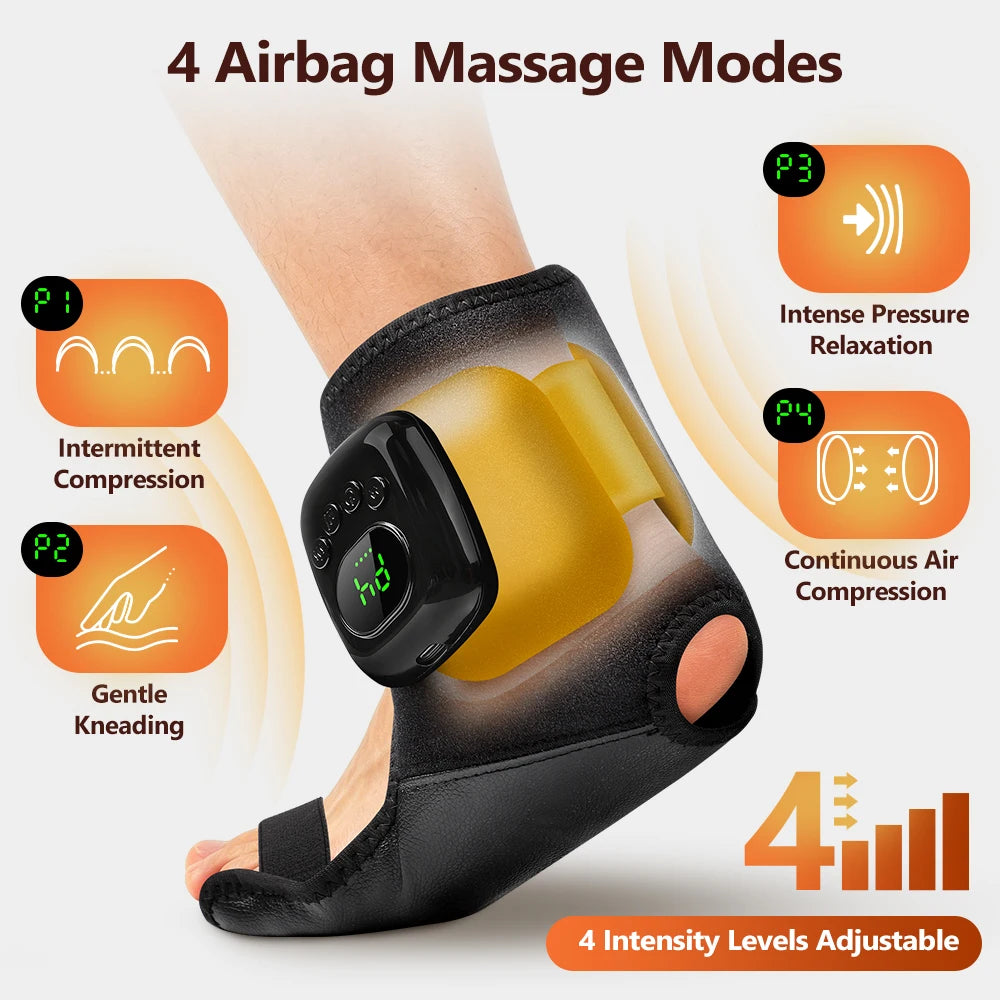 Heated Airbag Ankle Compression Massager - 2