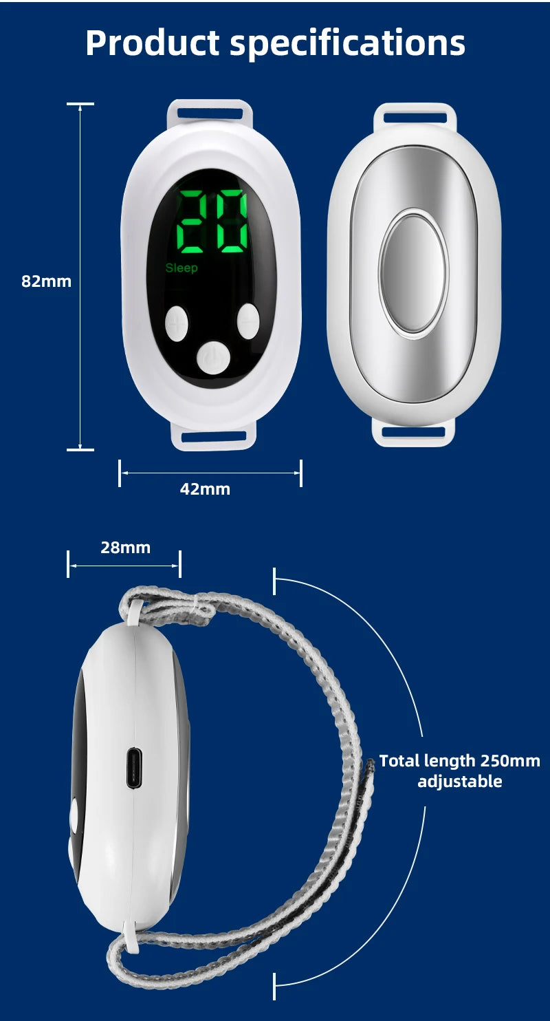 Microcurrent Handheld Sleep Aid Device for Anxiety and Insomnia