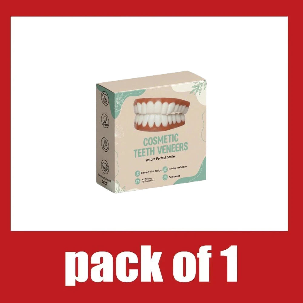 Comfort Fit Cosmetic Teeth Veneers for Instant Smile Makeover