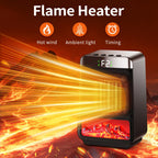 Portable PTC Ceramic Desktop Heater with Timer and Digital Display