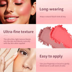 Matte Embossed Pigmented Face Blush Palette